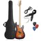 Davison Guitars 4-String Electric Bass Guitar - Full Size Right Handed Beginner Kit with Gig Bag and Accessories
